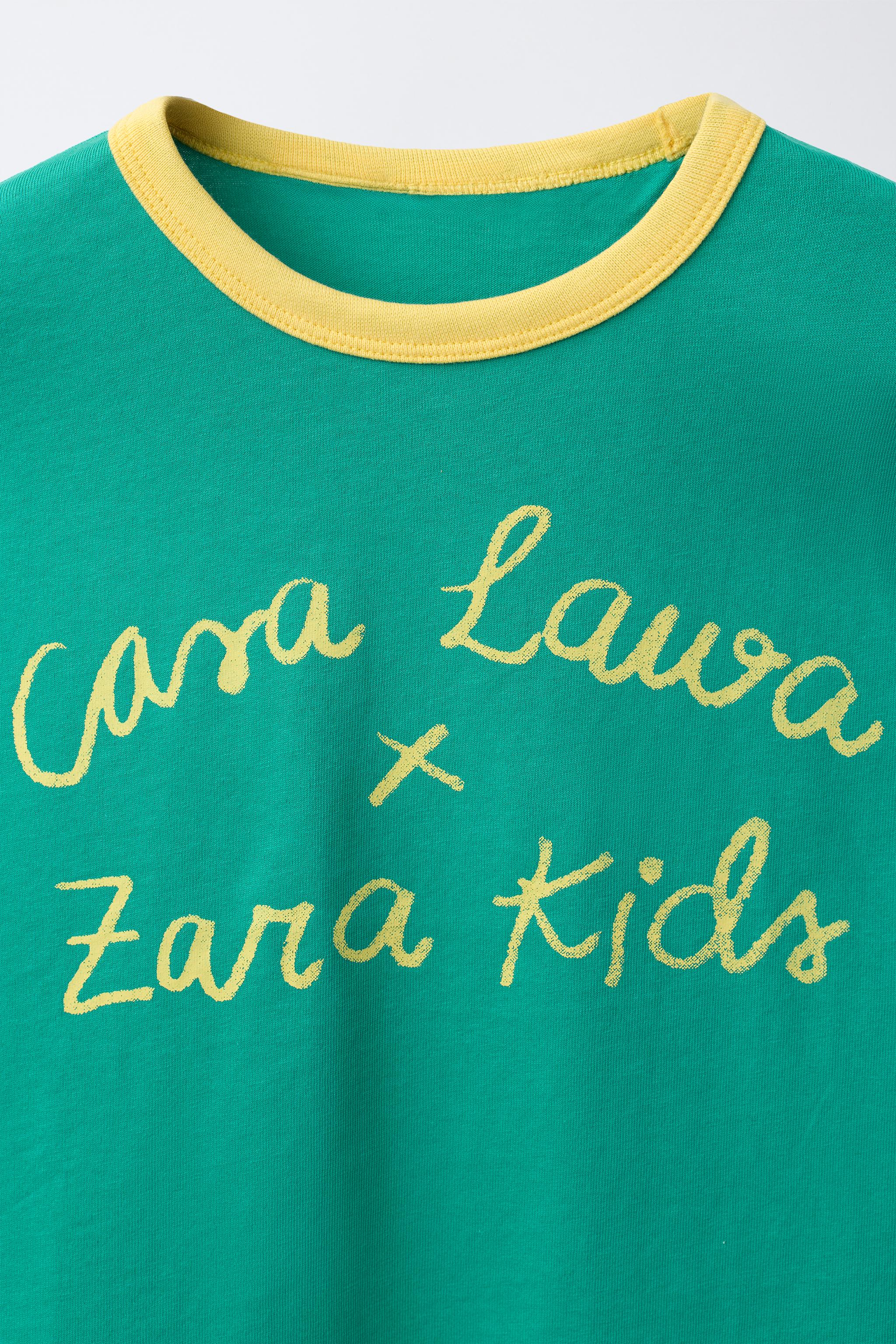 CASA LAWA X ZARA KIDS LOGO PRINT T-SHIRT